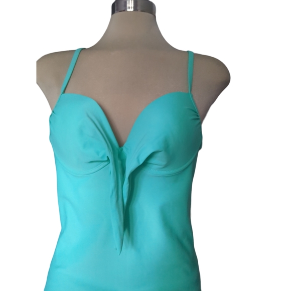 Swimming Clear Green Top Size 10 - Picture 6 of 11